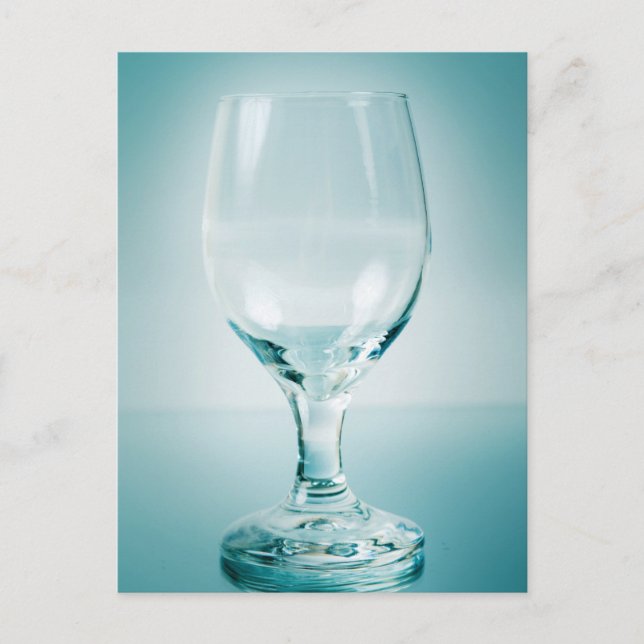 Glas trinken. Schöne Kunst Postkarte (Vorderseite)
