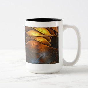 Glas und Gold Zweifarbige Tasse