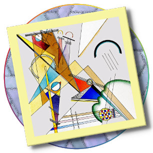 Glas-UNTERSETZER - Abstrakt von Wassily Kandinsky Glasuntersetzer