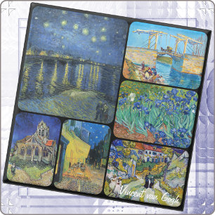 Glas-UNTERSETZER - Classic Artist Series - van Gog Glasuntersetzer