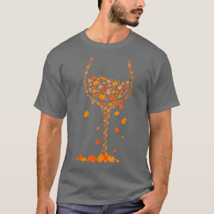 Glas von Weinahorn Herbst Herbst Sonnenschein W T-Shirt