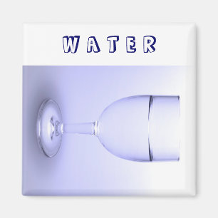 Glas Wasser Magnet