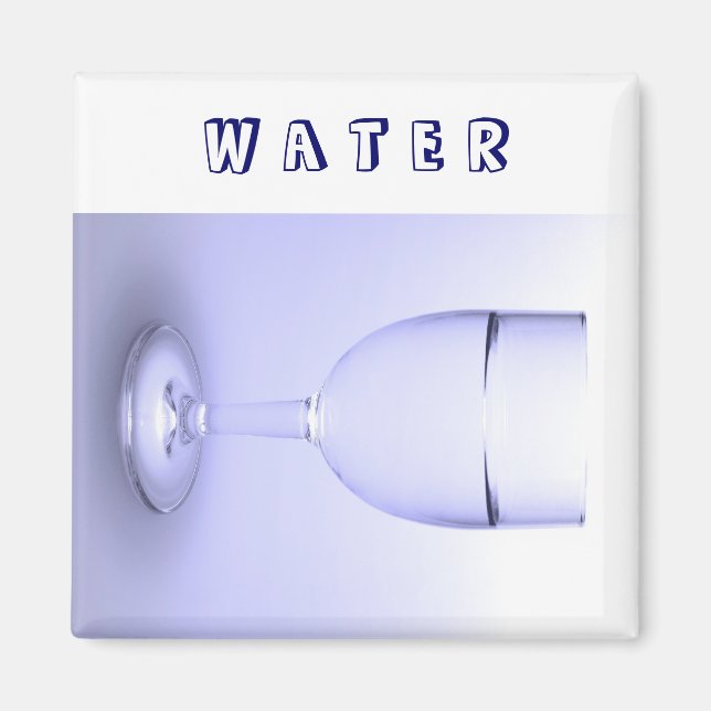 Glas Wasser Magnet (Vorne)