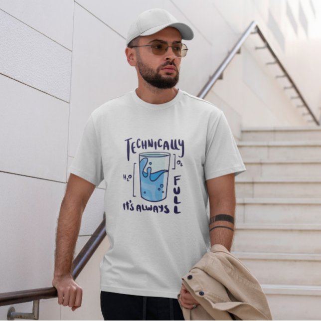 Glas Wasser witzig T-Shirt (Von Creator hochgeladen)