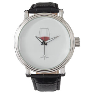 Glas Wein Armbanduhr