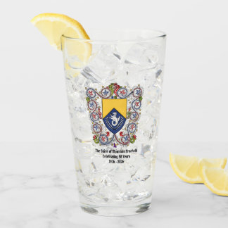Glas zum 50. Jubiläum des Shire of Mtn Freehold