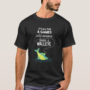 Glasaugenbarsch-Angel-Wortspiel: Bis jemand einen T-Shirt