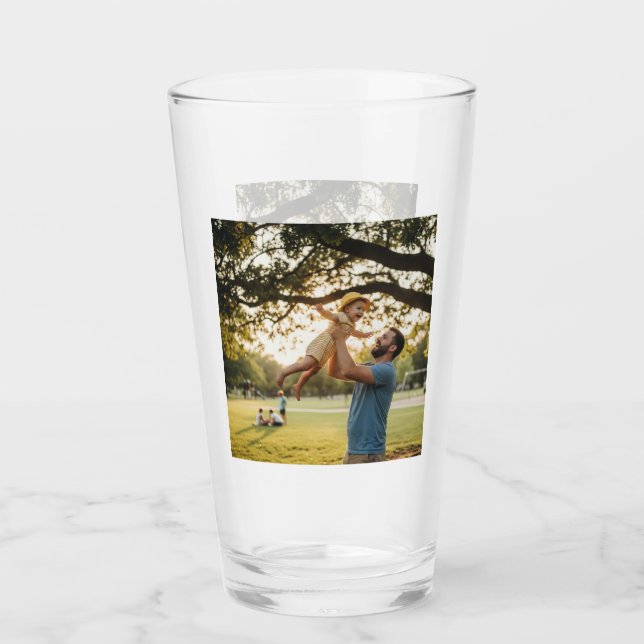 Glasbecher Glas (Vorderseite)