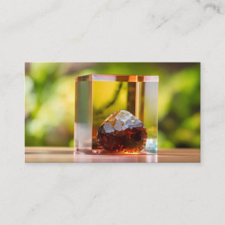 Glasbild Visitenkarte