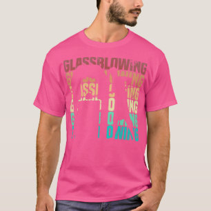 Glasblasen-Silhouette T-Shirt