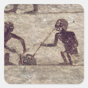 Glasbläser Quadratischer Aufkleber