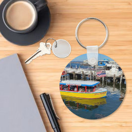 Glasbodenboot - Monterey CA Schlüsselanhänger