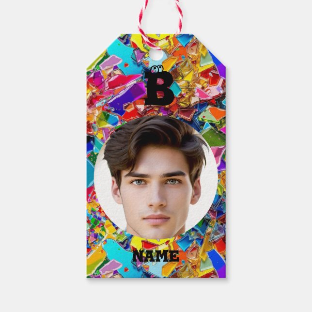 Glasbruch Geschenkanhänger (Vorderseite)