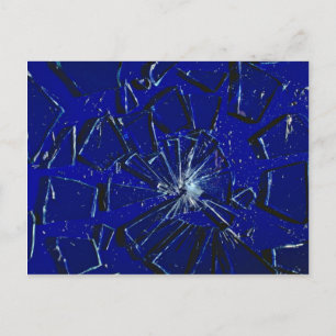 Glasbruch Postkarte