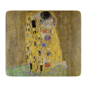GLASCHOPPER: GUSTAV KLIMT: DIE KISS SCHNEIDEBRETT