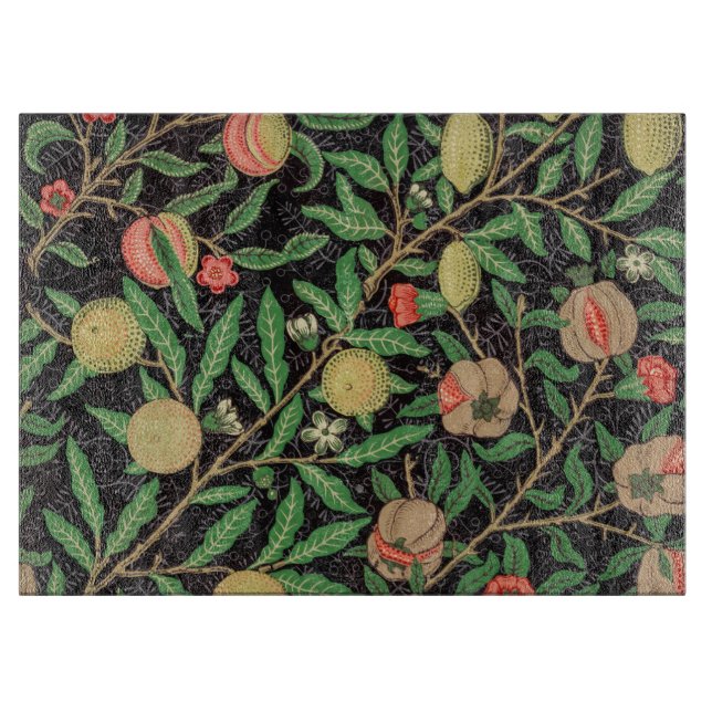 GLASCHOPPER : MORRIS : POMEGRANATE SCHNEIDEBRETT (Vorderseite)