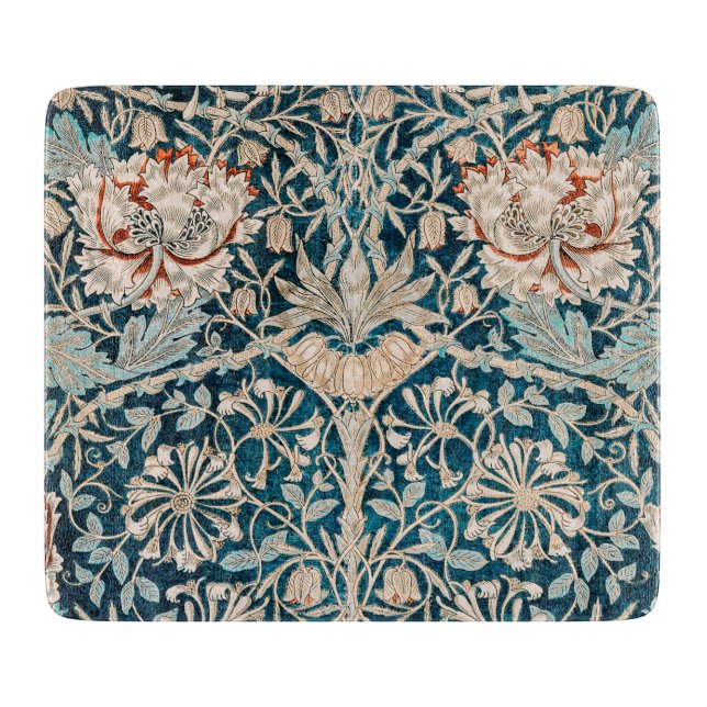 GLASCHOPPER: WILLIAM MORRIS SCHNEIDEBRETT (Vorderseite)