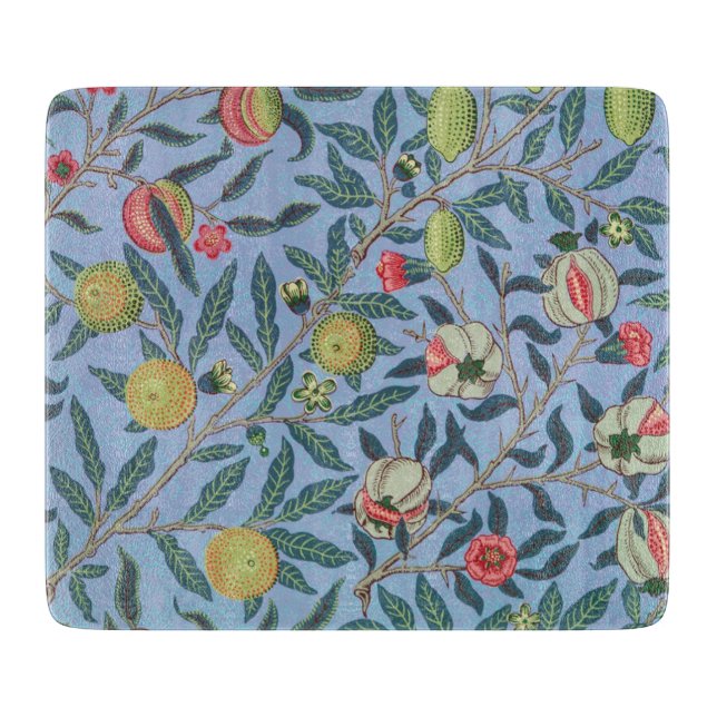 GLASCHOPPER: WILLIAM MORRIS SCHNEIDEBRETT (Vorderseite)