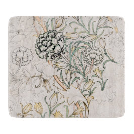GLASCHOPPER: WILLIAM MORRIS: WILD TULIP SCHNEIDEBRETT