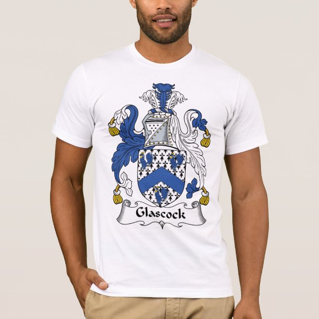 Glascock Familienwappen T-Shirt (Vorderseite)