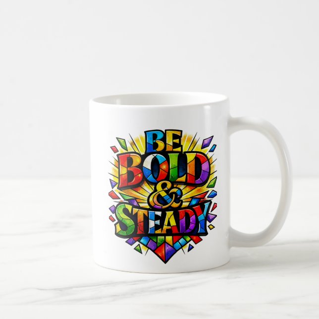 Glasdesign mit Färbung Kaffeetasse (Rechts)