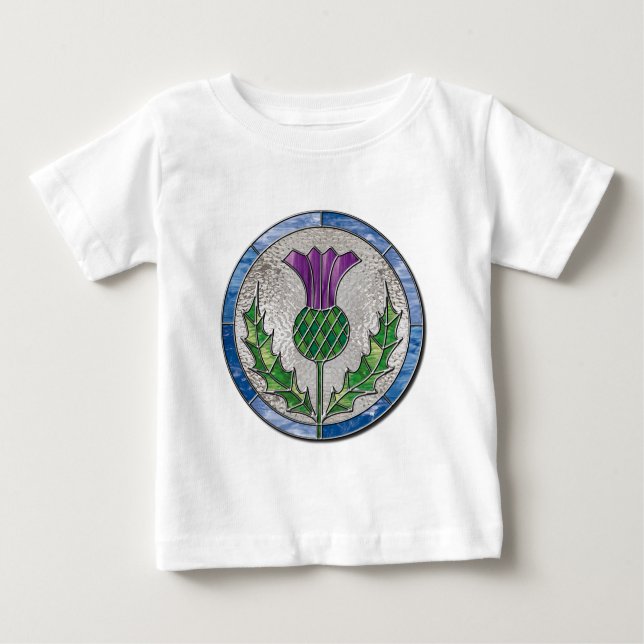 Glasdistel Baby T-shirt (Vorderseite)