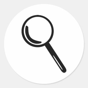 Gläser Runder Aufkleber