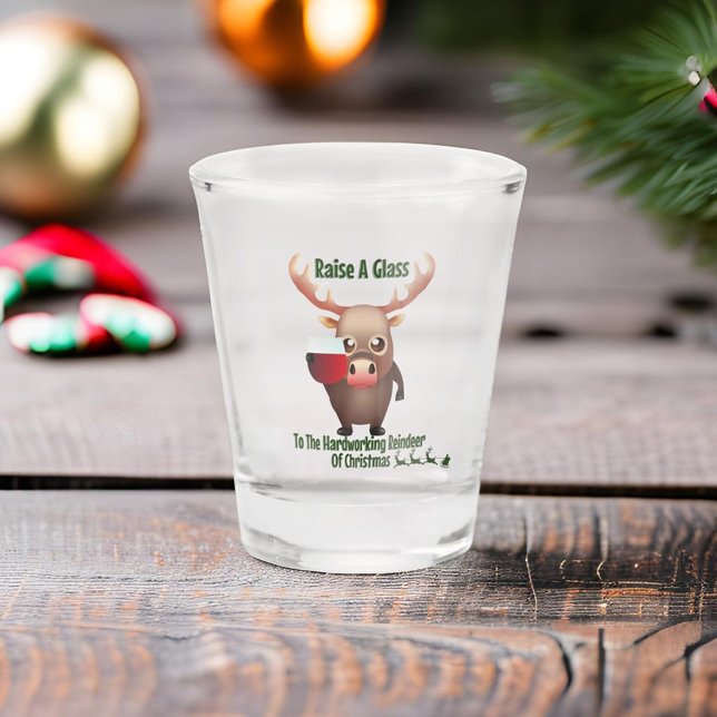 Gläser zum Rentier anheben (Von Creator hochgeladen)