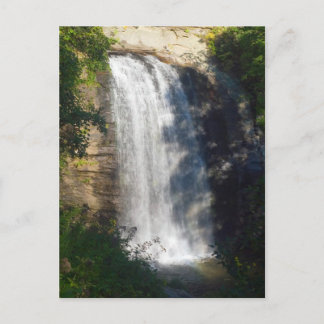 Glasfälle Wasserfall North Carolina Postkarte