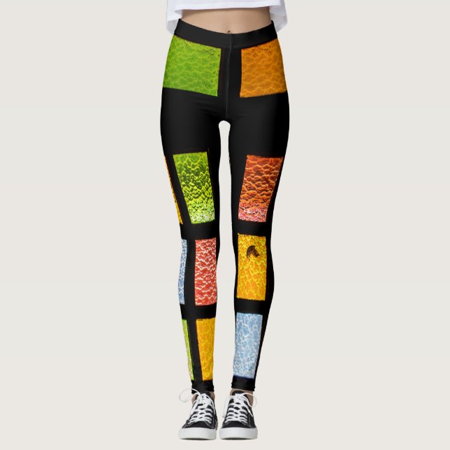 Glasfarben Leggings (Vorderseite)