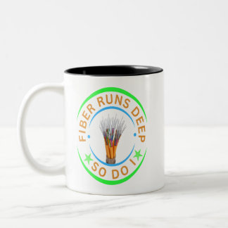 Glasfaser geht tief, so wie ich zweifarbige tasse