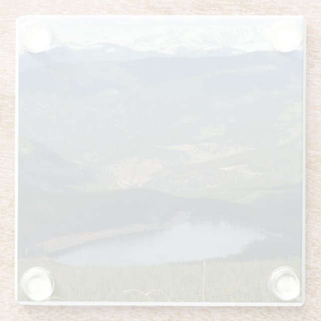 Glasfaser Glasuntersetzer (Rückseite)