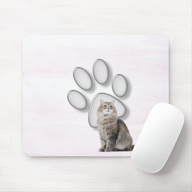 Glasfaserkabel mit Katze Mousepad (Mit Mouse)