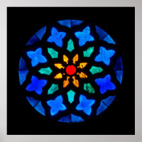 Glasfenster aus Rom, Italien