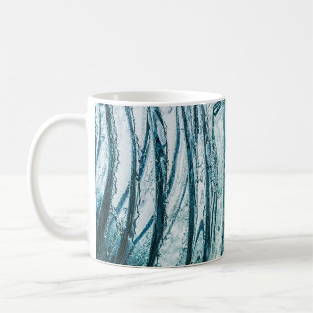 Glasfenster Eiskristall Kaffeetasse (Links)