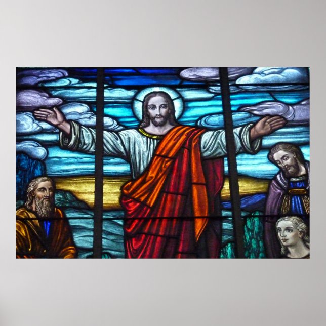 Glasfenster-Poster Poster (Vorne)