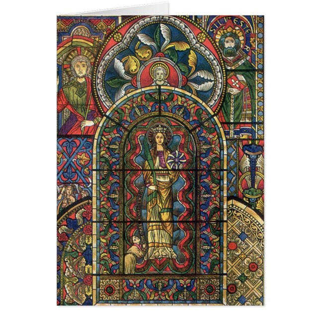 Glasfenster, Vintage Architektur (Vorne)