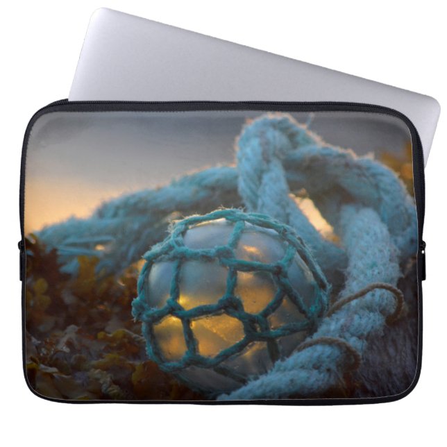 Glasfischerei, Sunset, Alaska Laptopschutzhülle (Vorderseite)