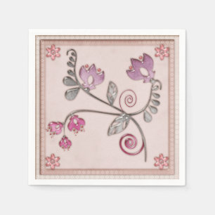 Glasfliese Serviette