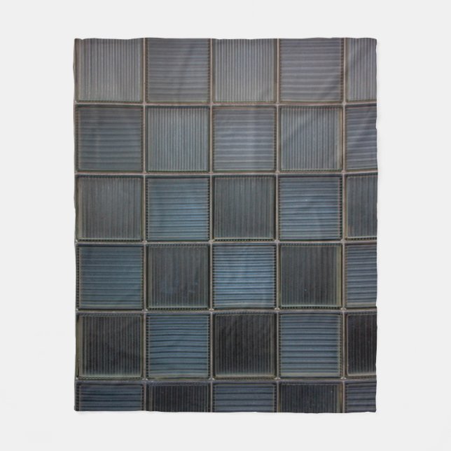 Glasfliesen-Quadrat Fleecedecke (Vorderseite)
