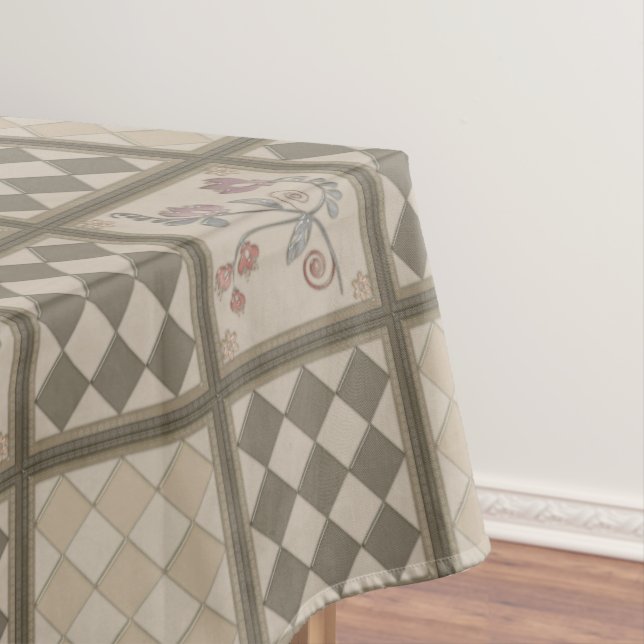 Glasfliesen. Tischdecke (Beispiel)