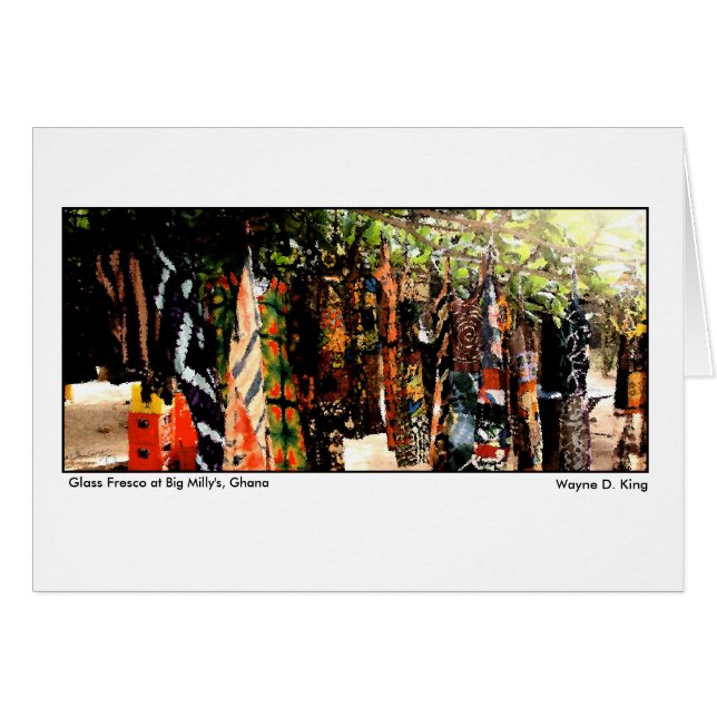 Glasfresco bei Big Millys, Ghana (Vorderseite (Horizontal))