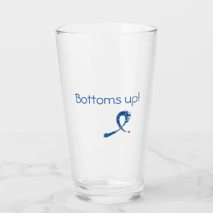 Glasgeschenk für Koloskopie, Dickdarmkrebs Glas