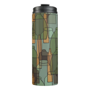 Glasgeschirr Galore: Vintages Flaschenmuster Thermosbecher