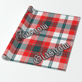 Glasgow-BezirkTartan Geschenkpapier