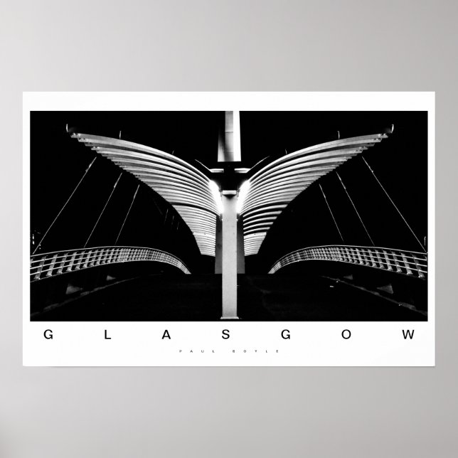 Glasgow Bridge Poster (Vorne)