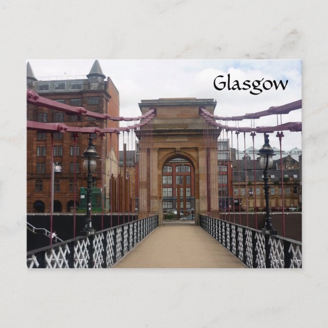 Glasgow-Brücke Postkarte (Vorderseite)