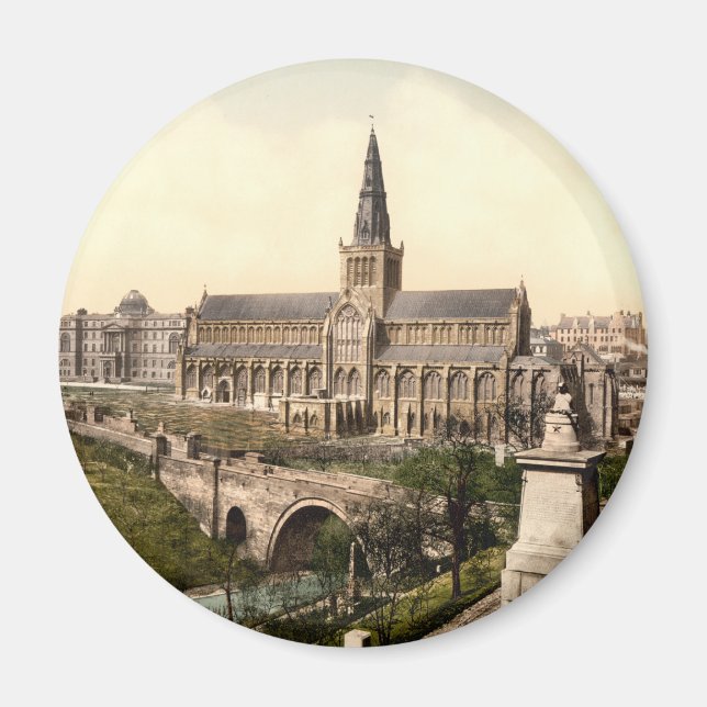 Glasgow Cathedral, Glasgow, Schottland Magnet (Vorne)