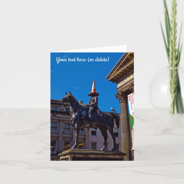 Glasgow Grußkarte Karte (Vorderseite)