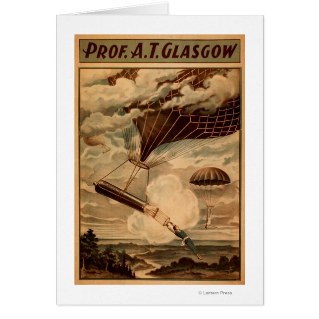 Glasgow Hot Air Balloon Circus Theater Poster (Vorne)